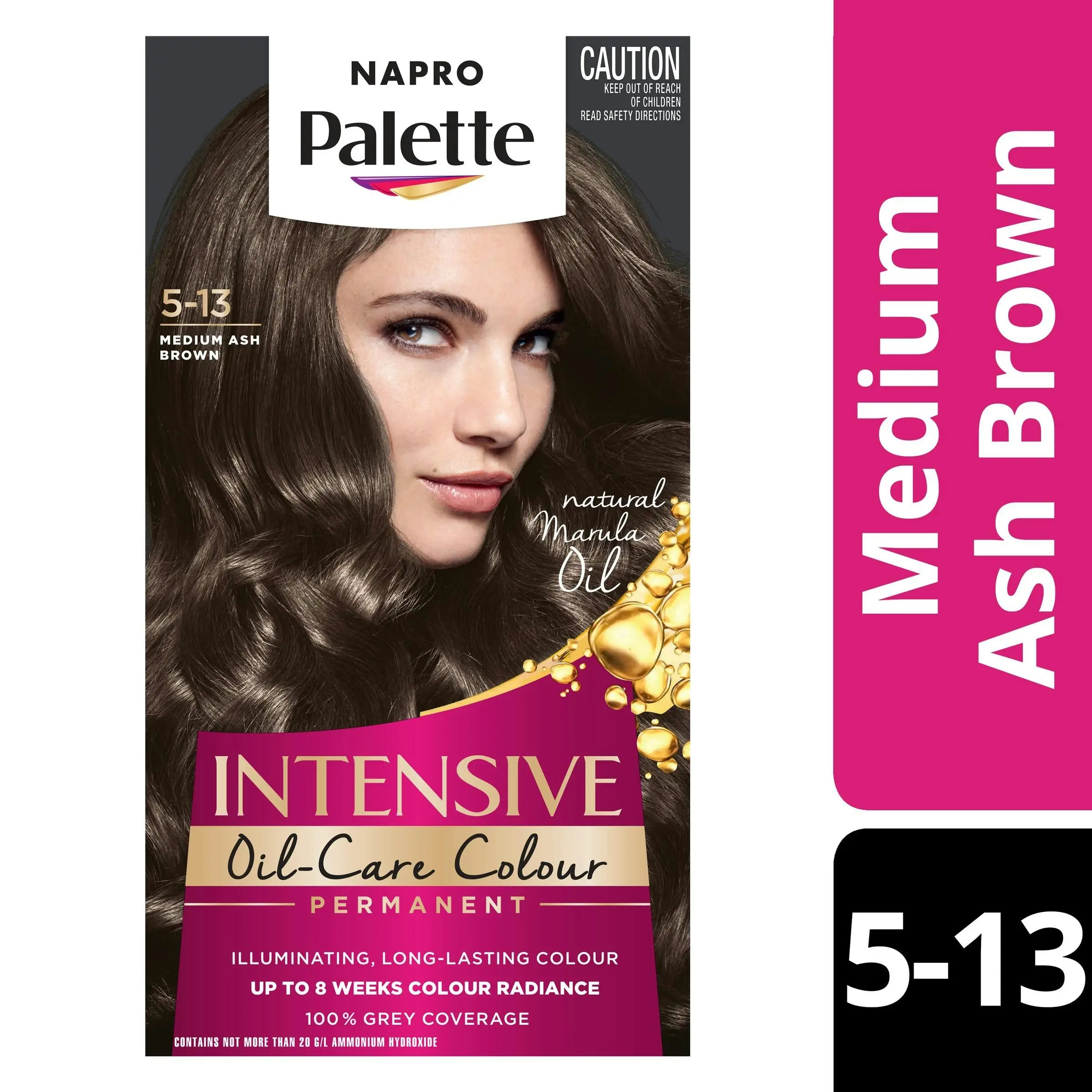 Napro Palette Permanent Hair Colour 5-13 Medium Ash Brown