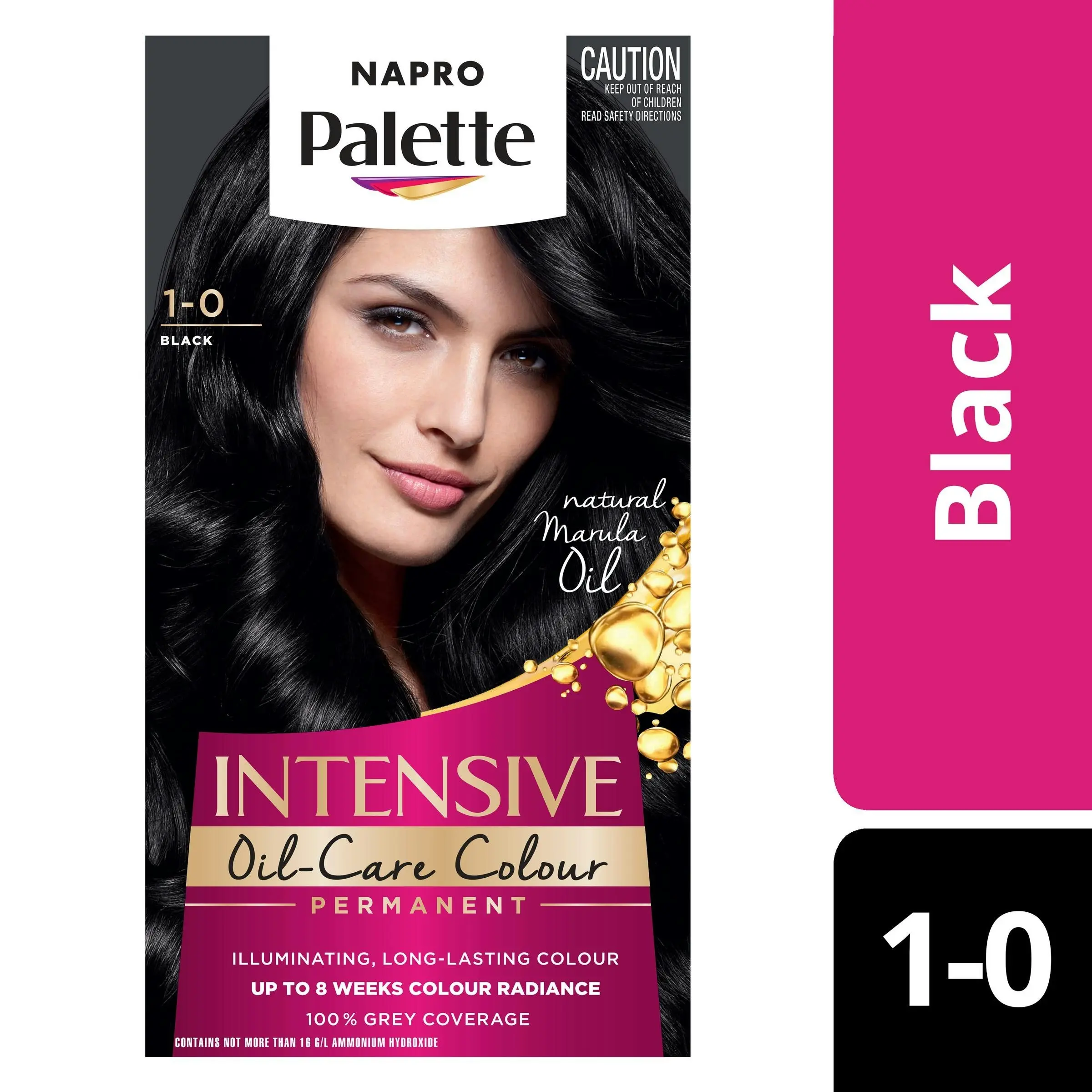 Napro Palette Permanent Hair Colour 1-0 Black