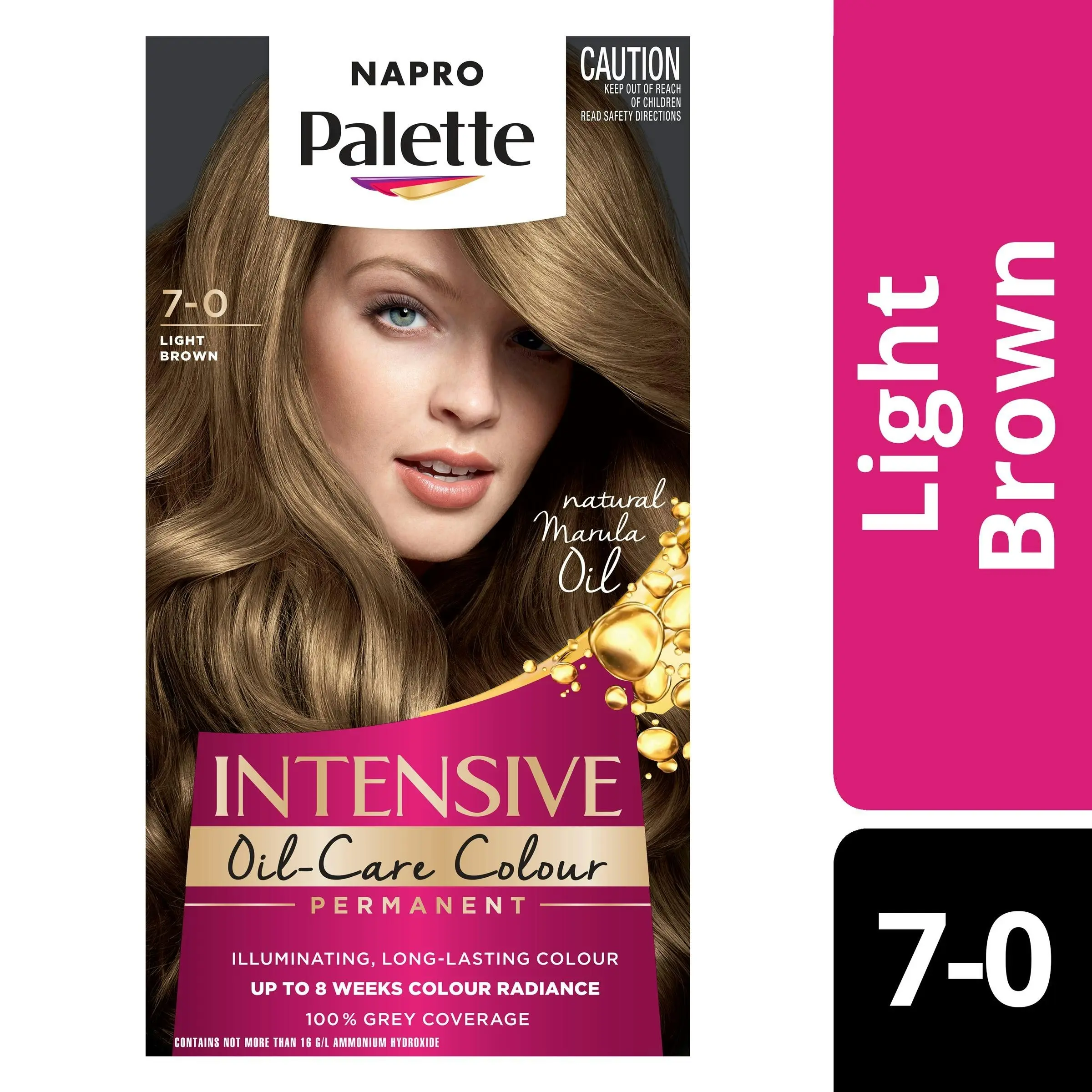 Napro Palette Permanent Hair Colour 7-0 Light Brown