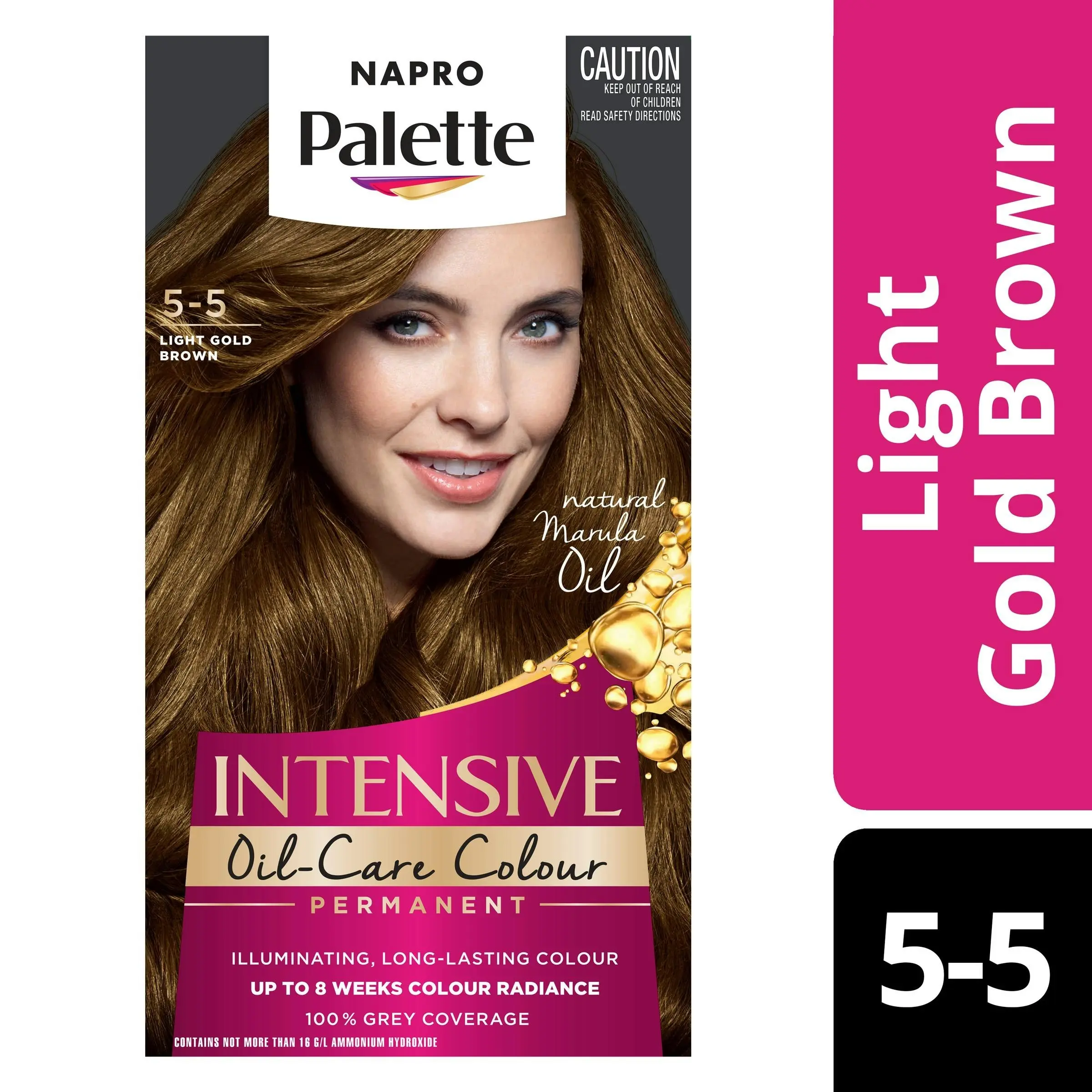 Napro Palette Permanent Hair Colour 5-5 Light Gold Brown