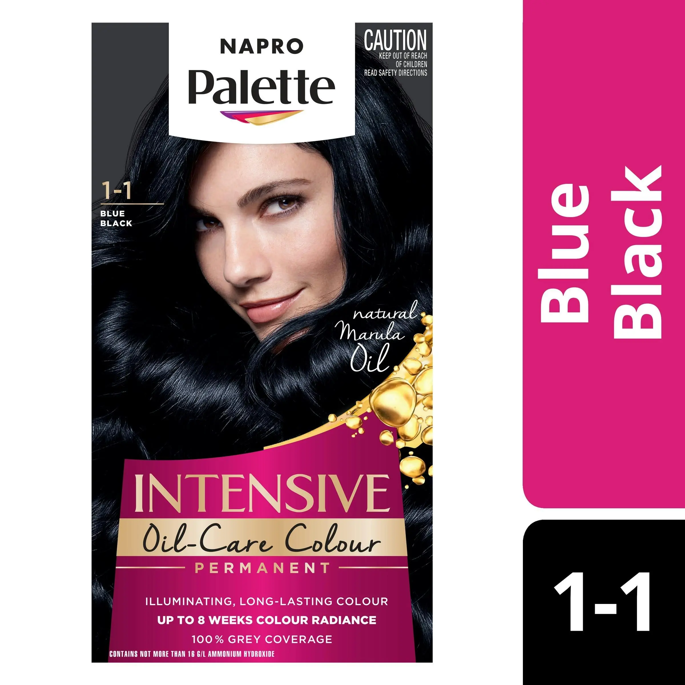 Napro Palette Permanent Hair Colour 1-1 Blue Black