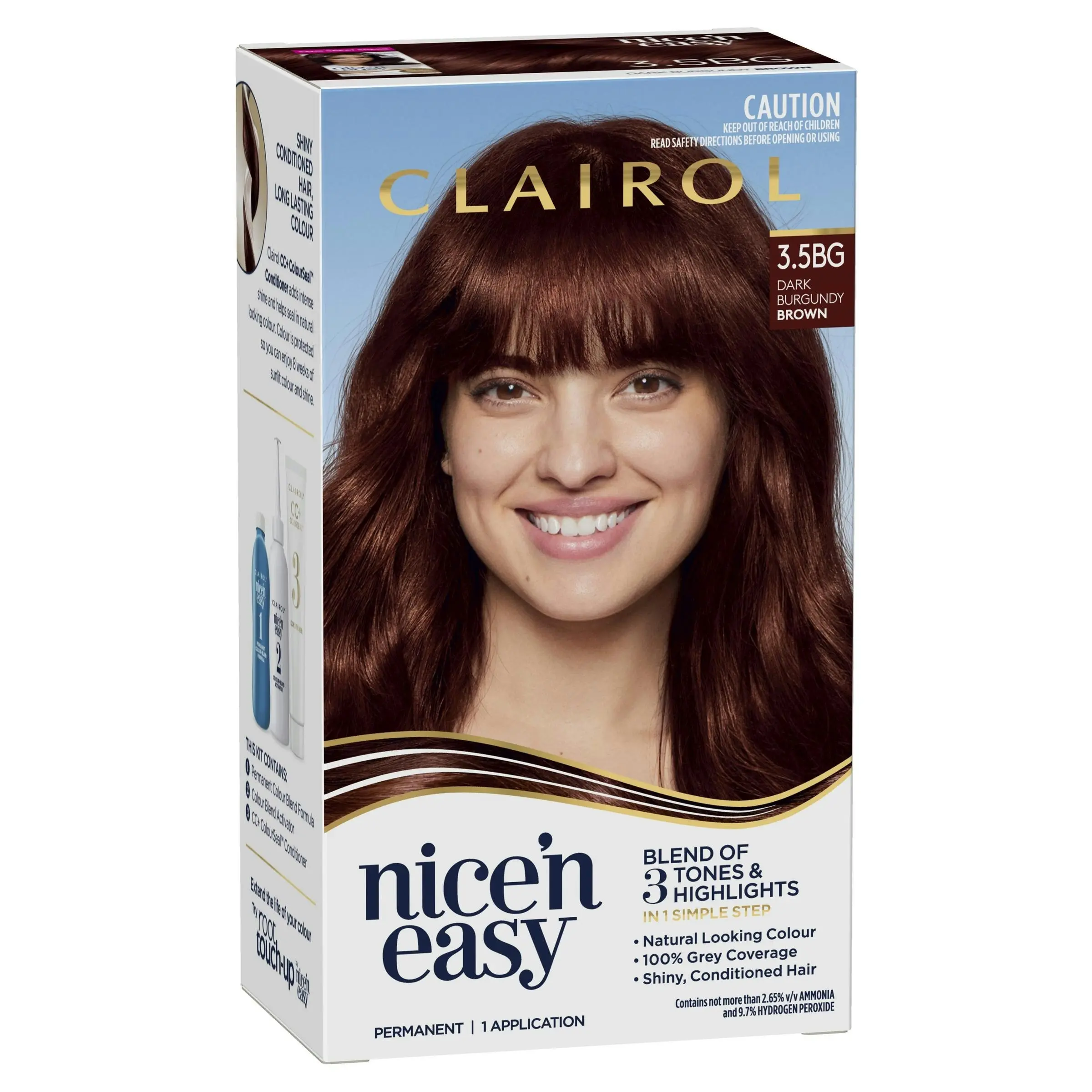 Clairol Nice 'N Easy 3.5BG Dark Burgundy