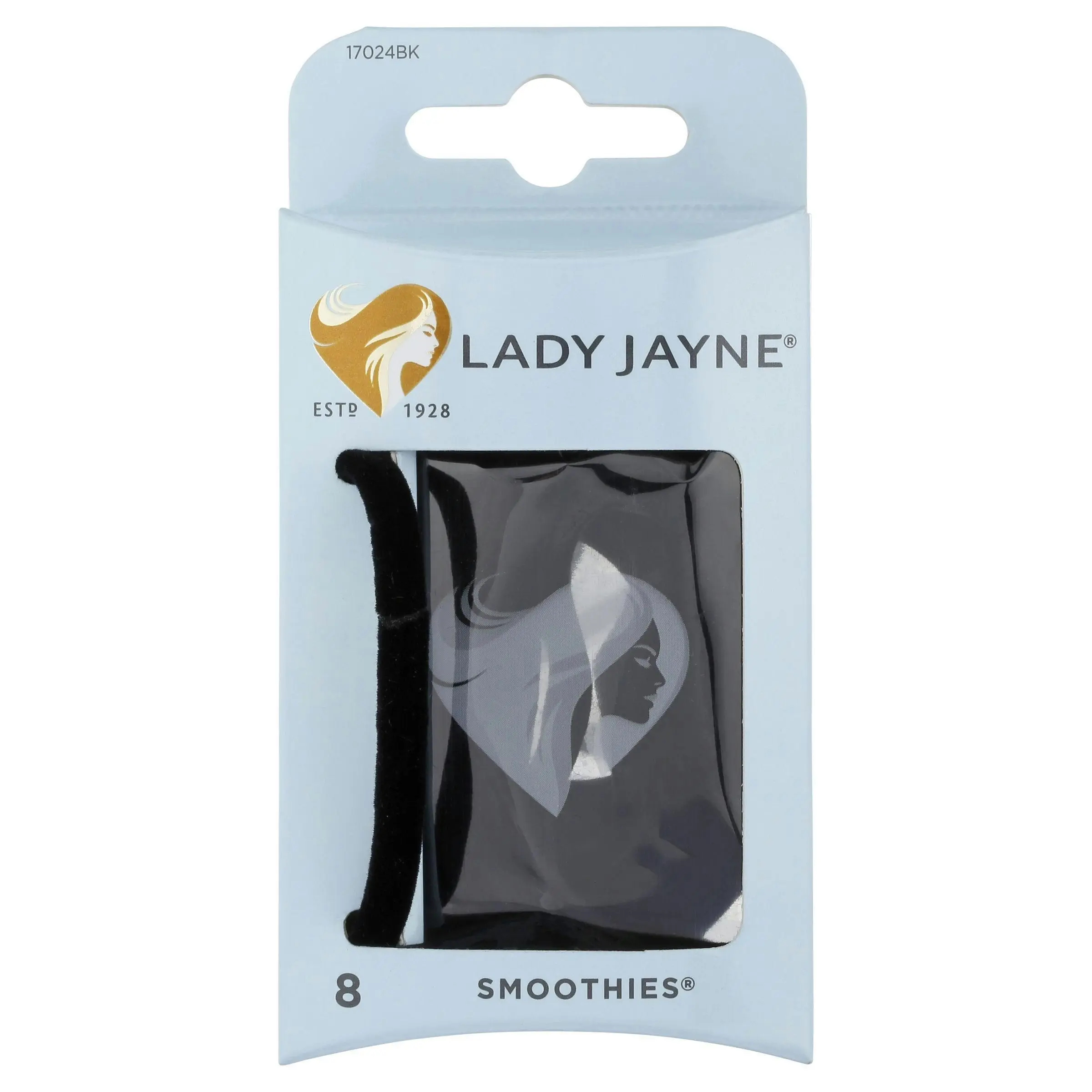 Lady Jayne Smoothies Black Luxury Elastics 8 Pack