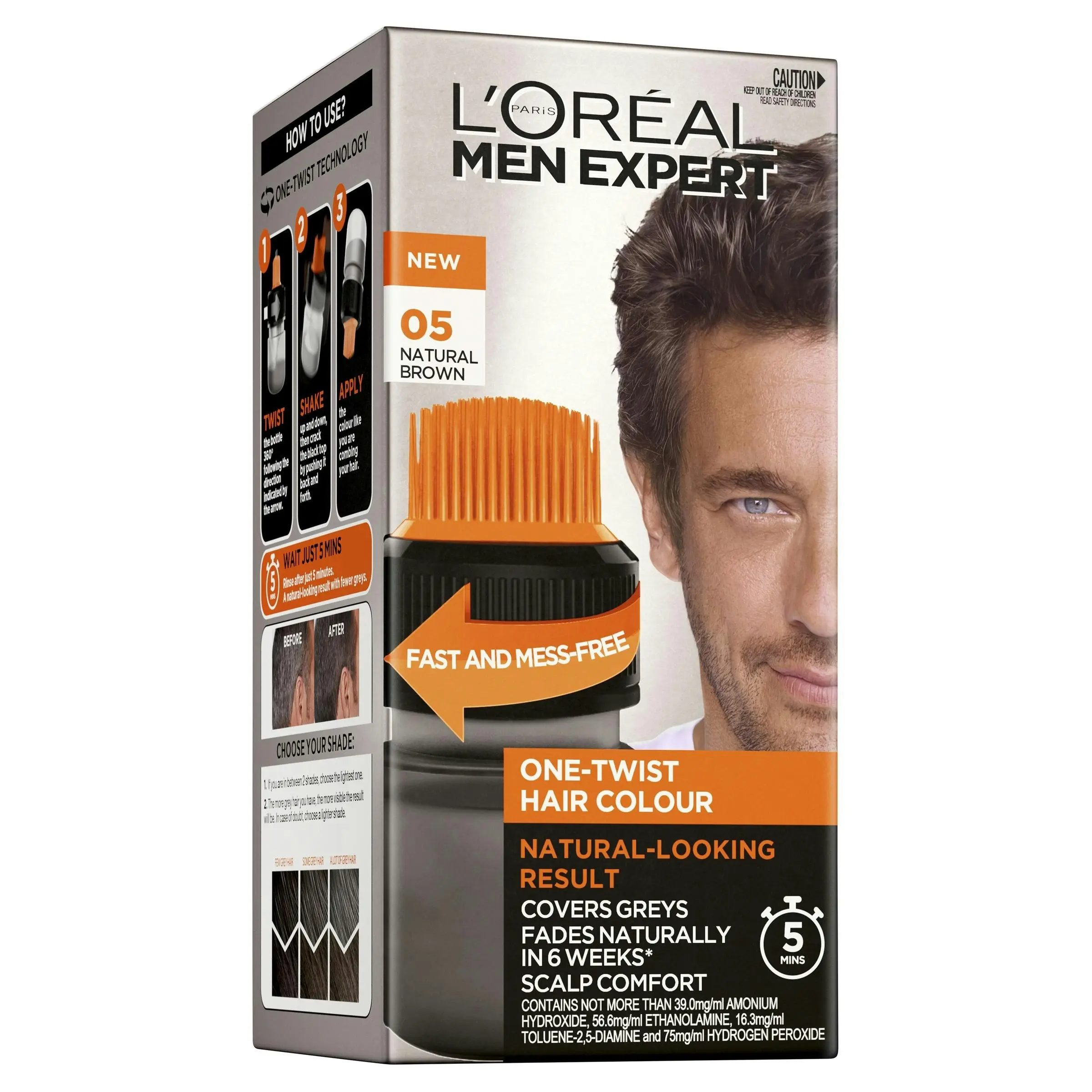 L'Oreal Men Expert Semi Permanent Hair Colour 05 Light Brown