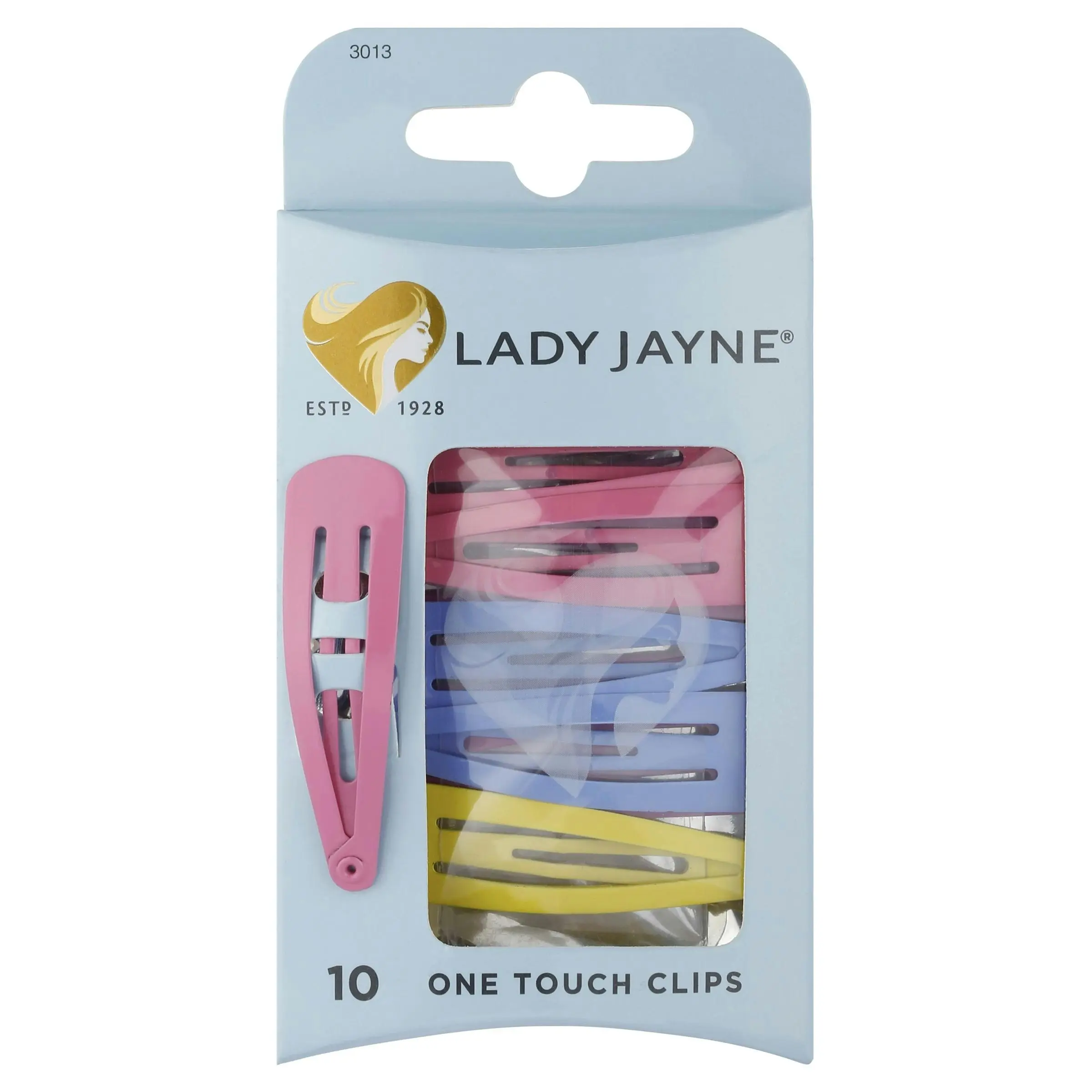 Lady Jayne Assorted One Touch Clips 10 pack