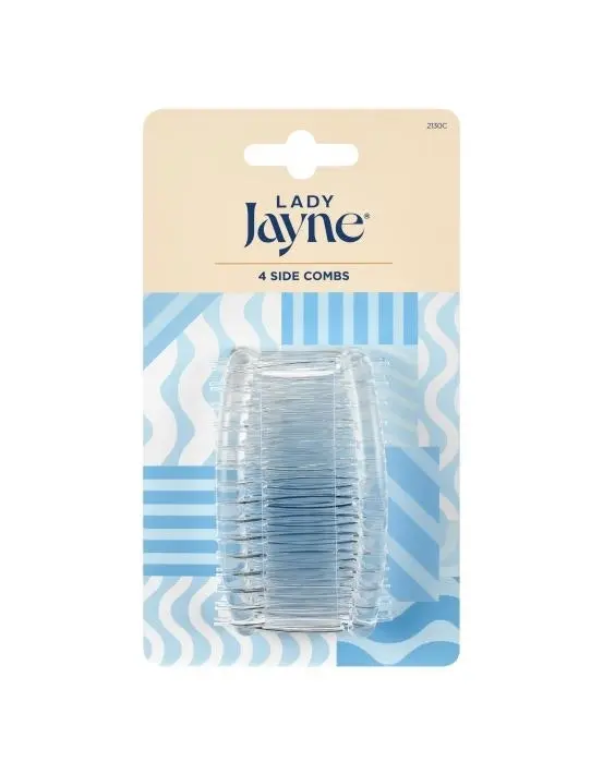 Lady Jayne Crystal Side Combs 4 Pack