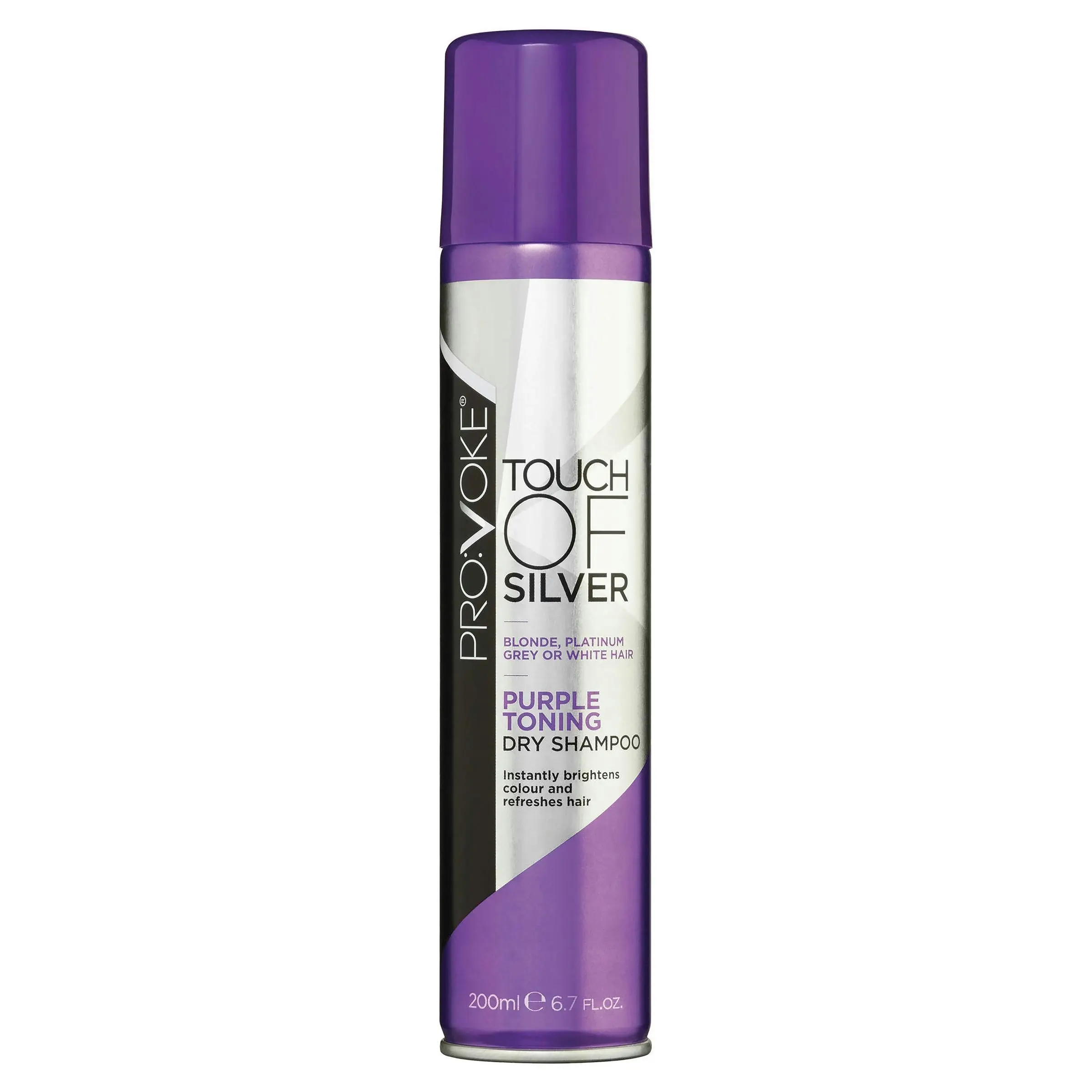 PRO:VOKE Touch Of Silver Purple Toning Dry Shampoo 200ml