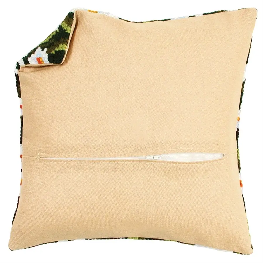 Cushion Back With Zipper Cream