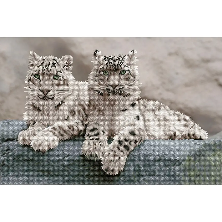 Snow Leopards Diamond Dotz