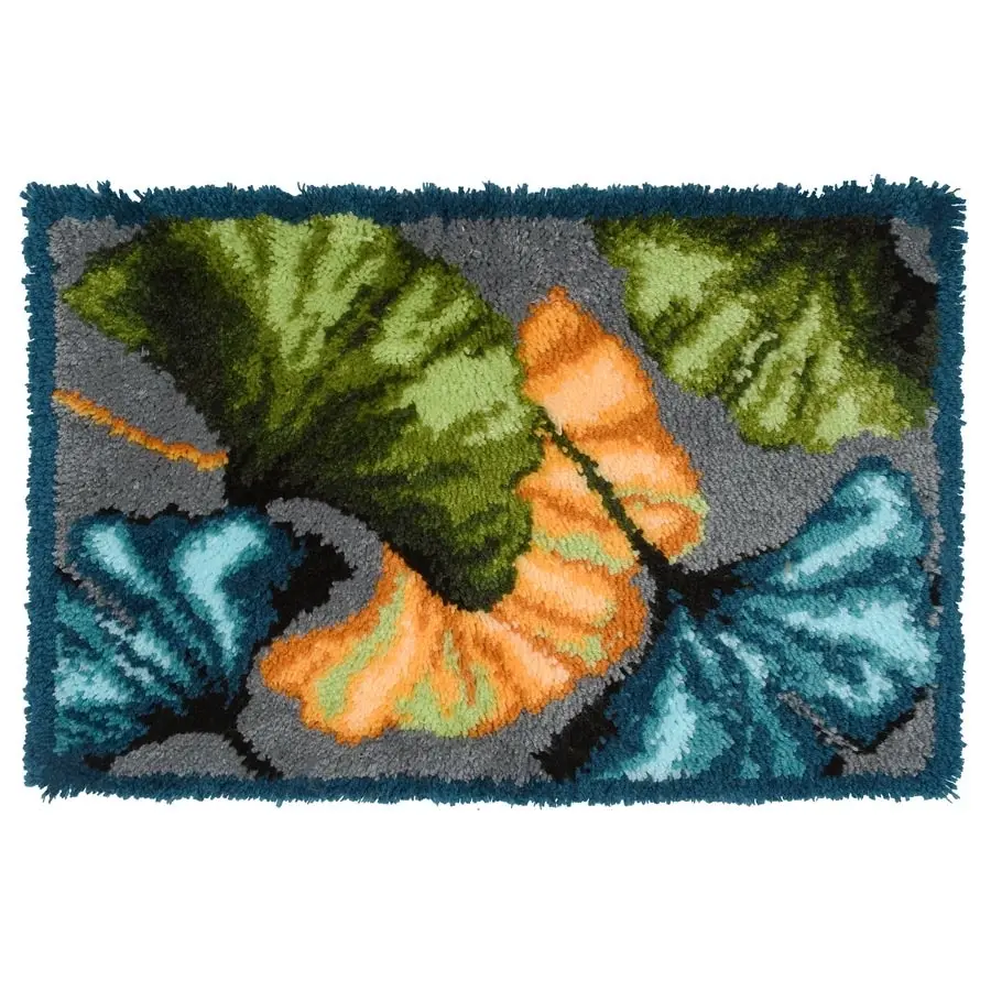 Ginko Latch Hook- Needlework