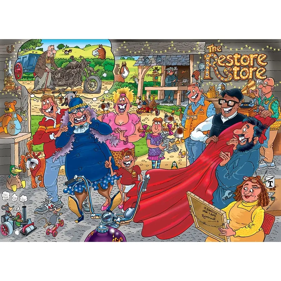 Wasgij Original 41  - The Restore Store! 1000 pc- Jigsaws