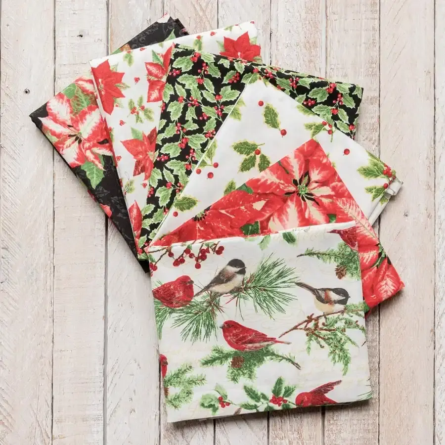 Holiday Botanical Fat Quarters