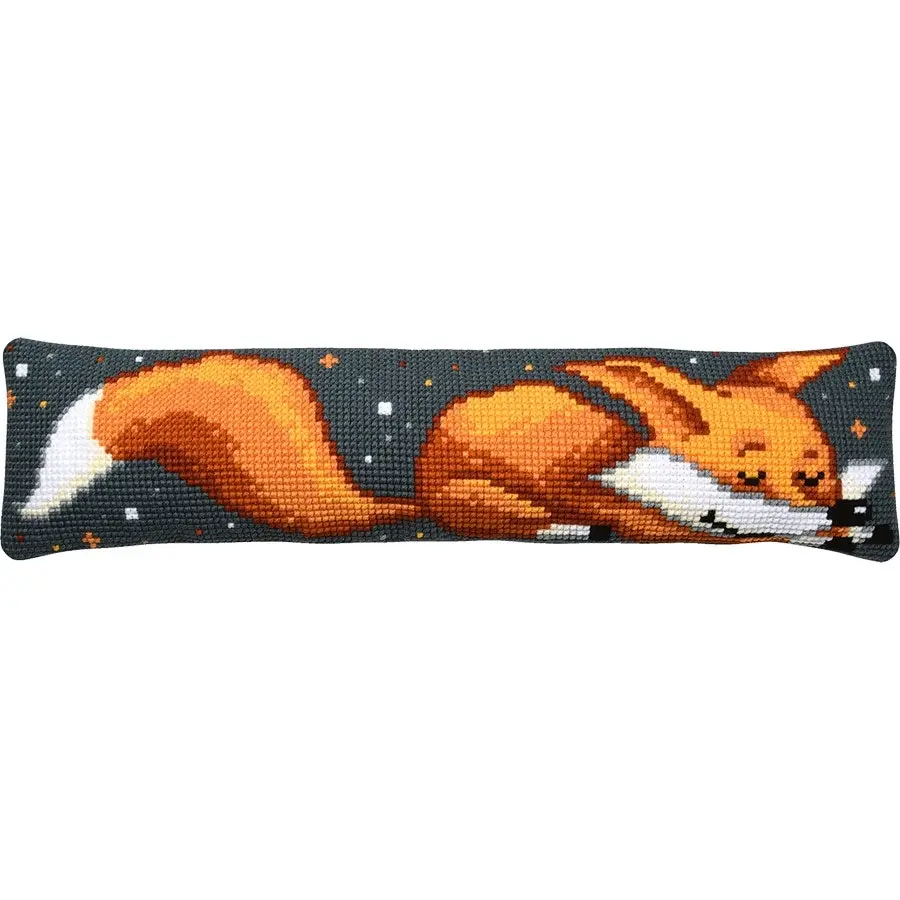 Fox Draft Stopper Needlepoint- Needlework