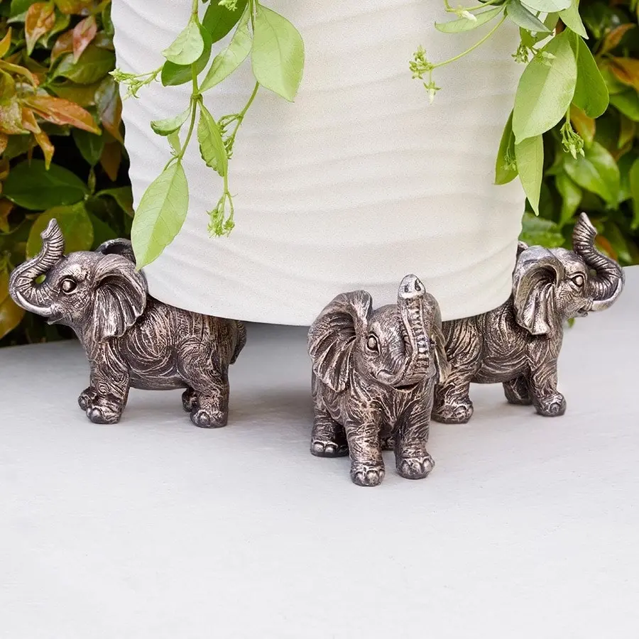 Elephant Pot Plant Feet - Set of 3