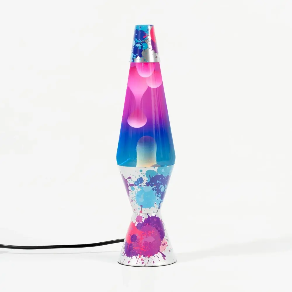 Colour Burst & White Lava Lamp