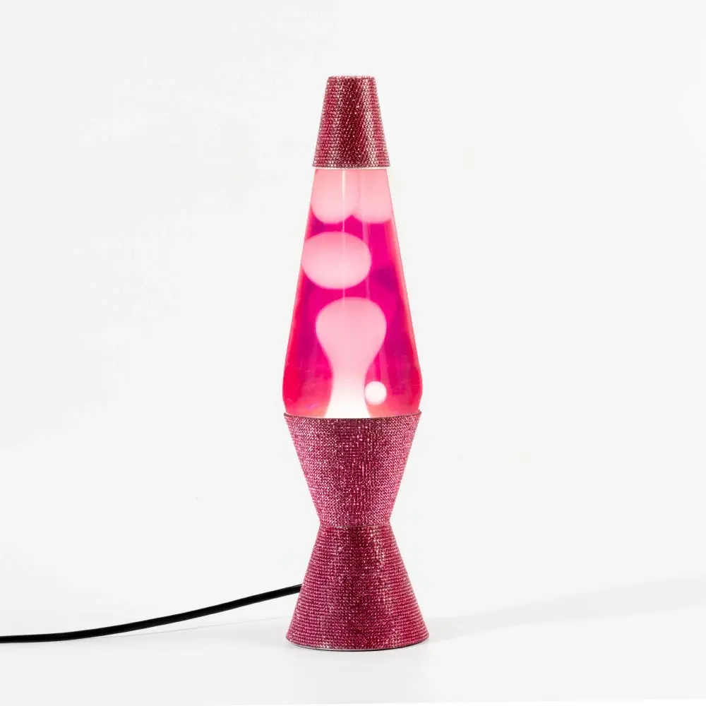 Glam Pink & White Lava Lamp