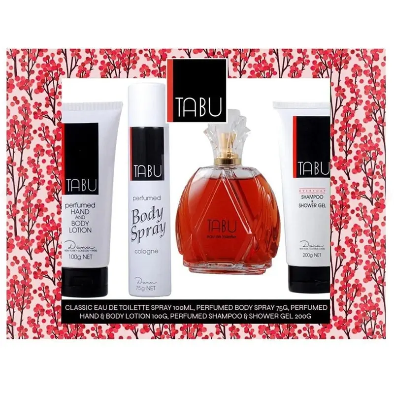 Tabu 100ml Classic 4 Piece Gift Set