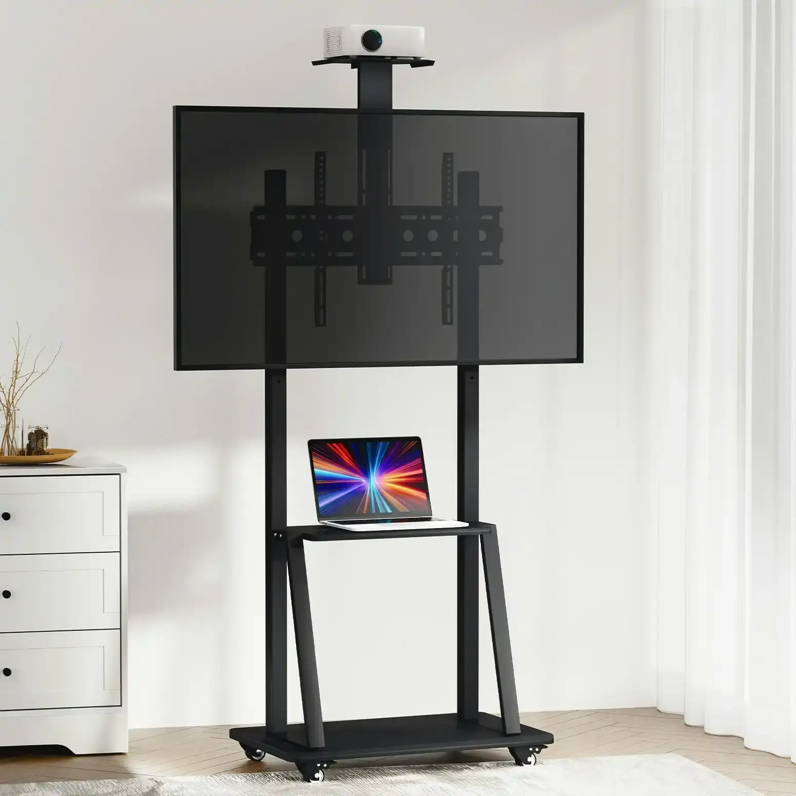 Artiss Mobile TV Stand for 32"-75" TVs