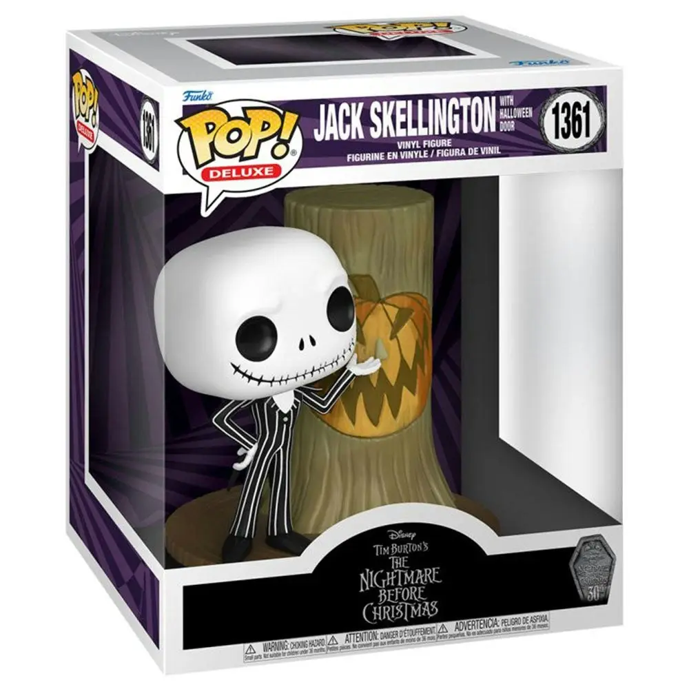 TNBC Jack with Halloween Town Door 30th Anniv Pop! Deluxe