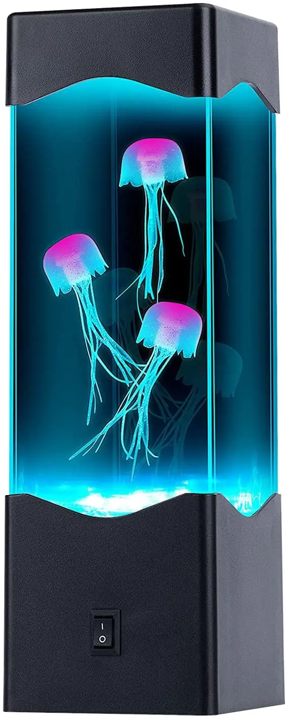 25th Hour LED Jellyfish Nightlight and Mood Lamp