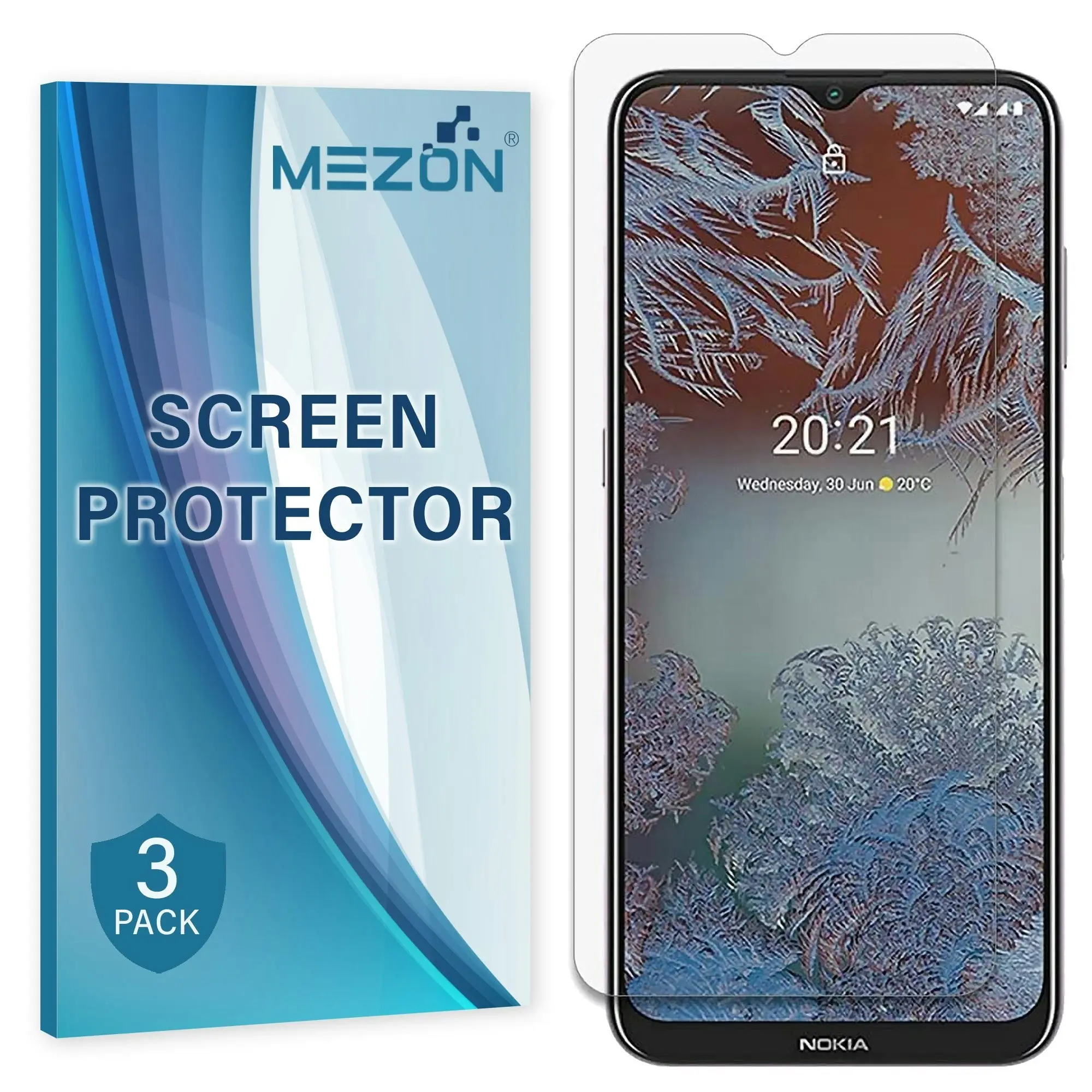 [3 Pack] MEZON Nokia G10 Anti-Glare Matte Screen Protector Case Friendly Film (Nokia G10, Matte)