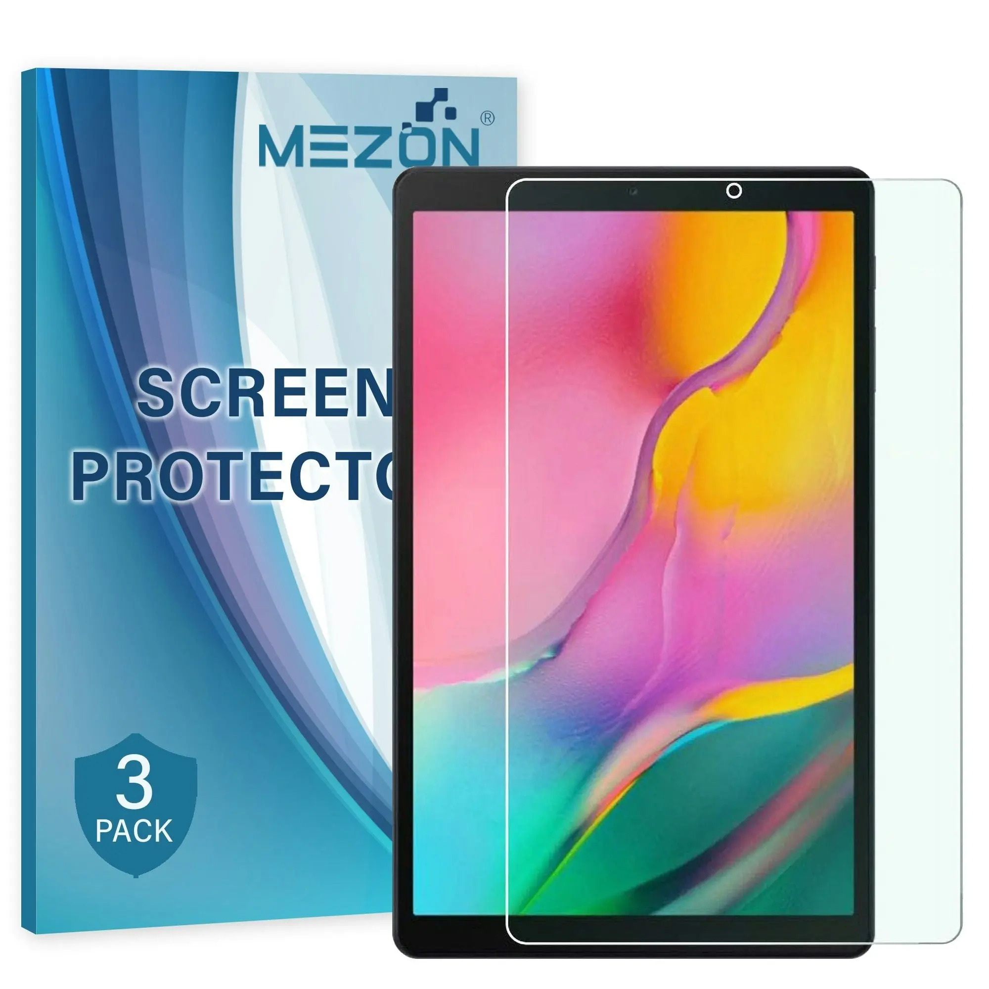 [3 Pack] MEZON Samsung Galaxy Tab A 10.1" 2019 Anti-Glare Matte Film Screen Protector (SM-T510, T515, Matte)