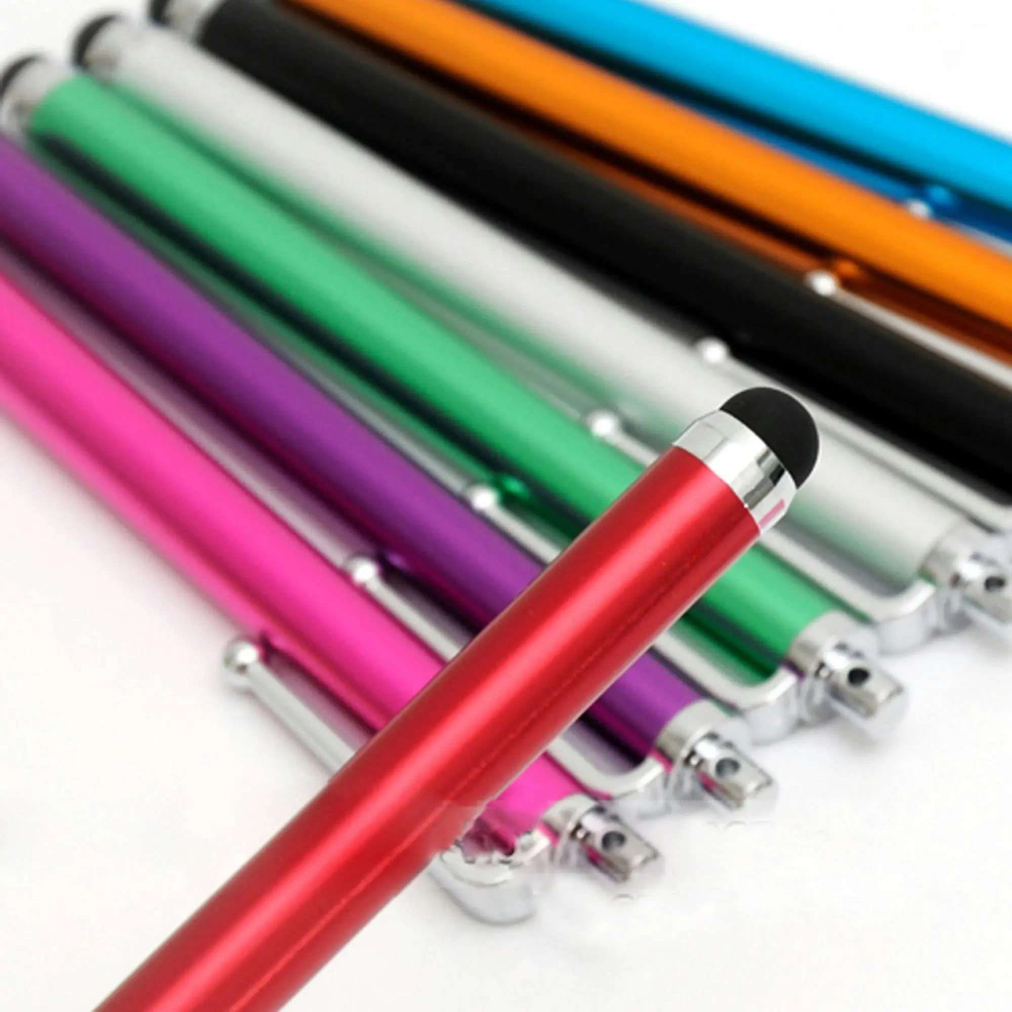 [10 Pack] MEZON Premium Universal Capacitive Touch Screen Stylus Pens – Vibrant Colours, Convenient Size 10cm