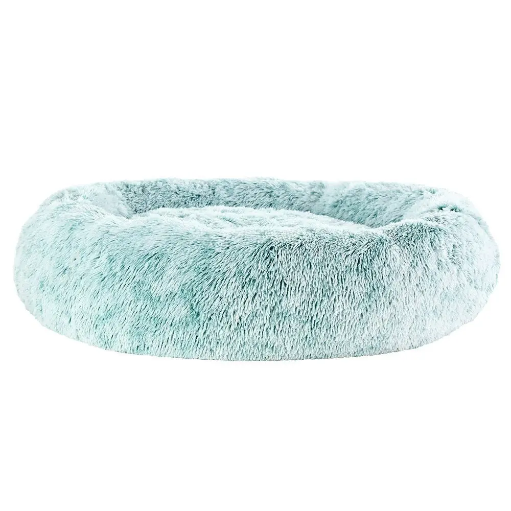 Plush Calming Dog Cat Round Pet Bed, S-XL, 6 colours