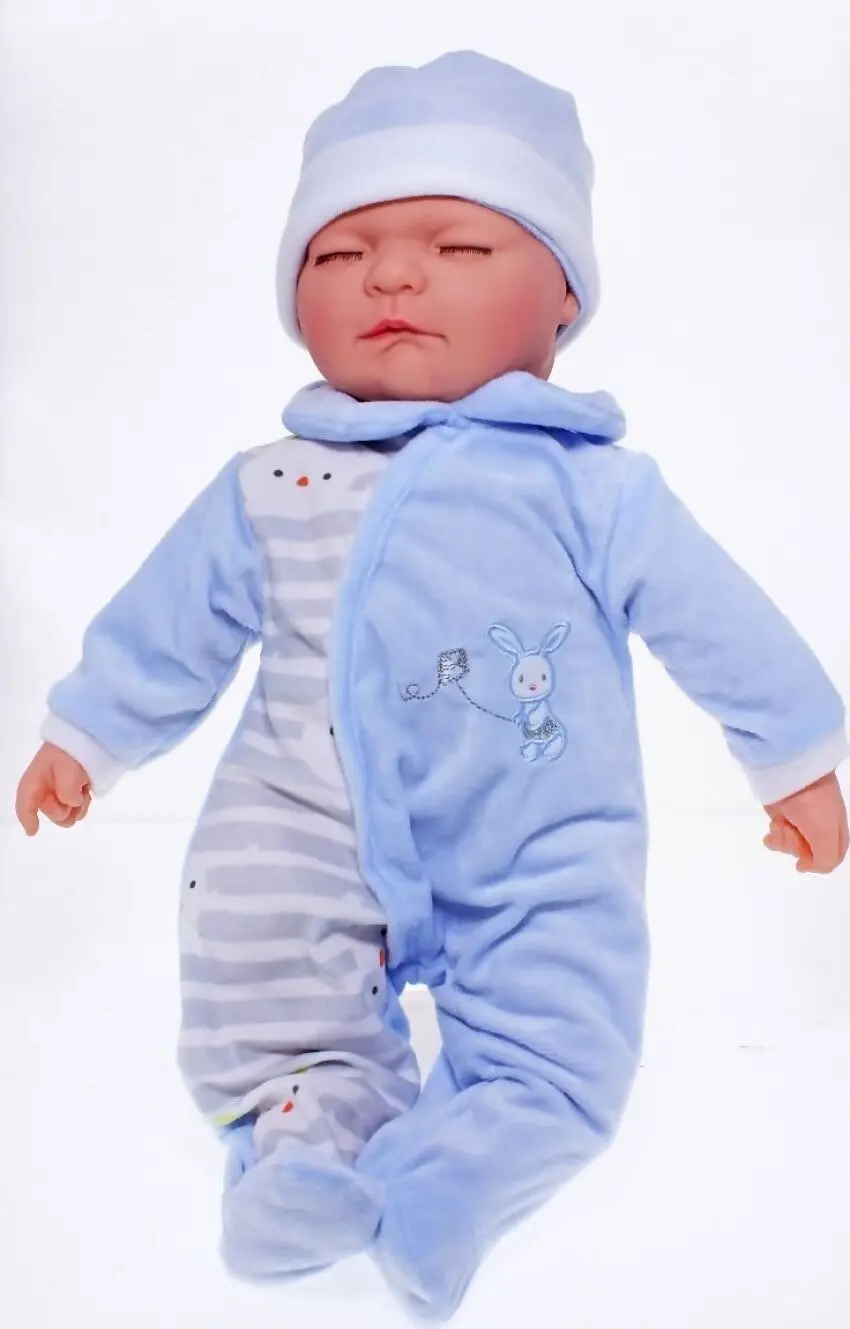 Cotton Candy - Baby Doll Asher - Blue Jumpsuit