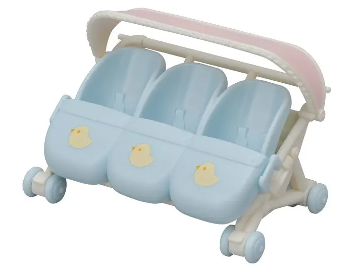 Sylvanian Families - Triplets Stroller Animal Doll Playset