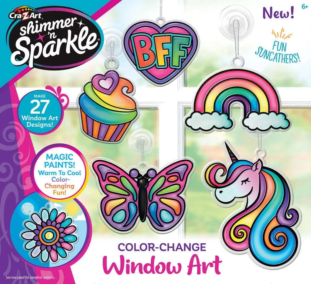 Cra-z-art - Shimmer 'n Sparkle Color-change Window Art