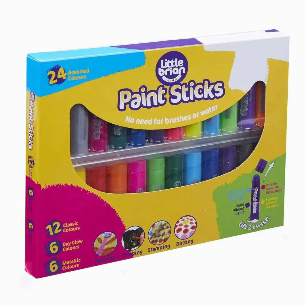 Little Brian Paint Sticks 24 Pack