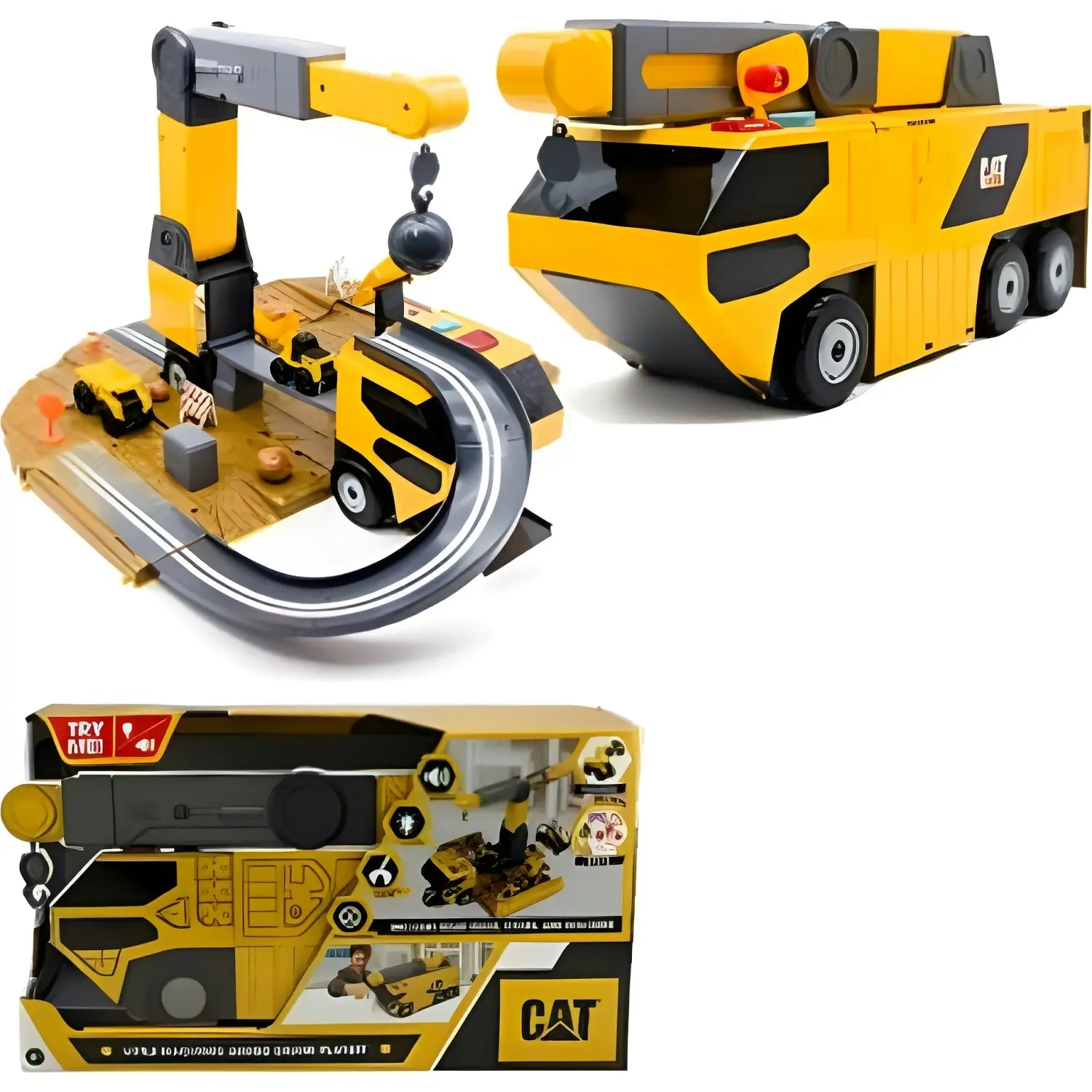 Cat - Little Machines Jumbo Crane Playset