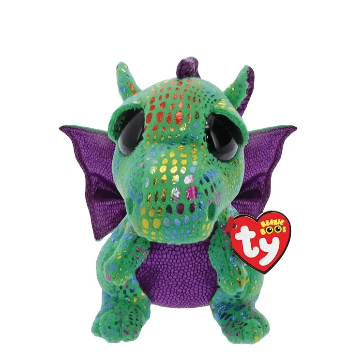 Ty Beanie Boos - Cinder - Green Dragon  - 41cm Large