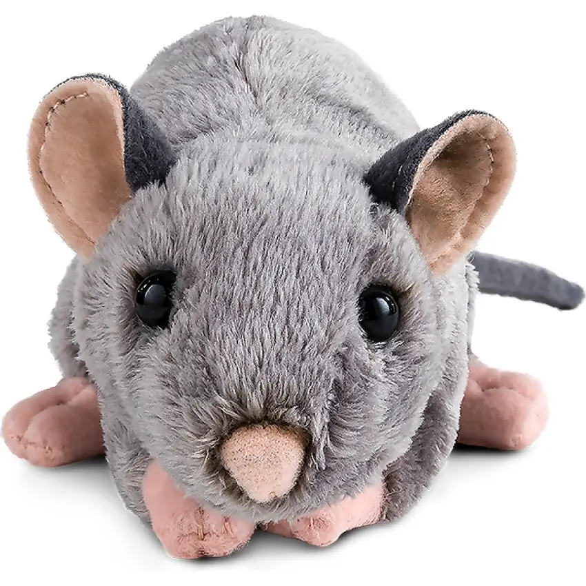 Living Nature - Rat With Squeak 18cm Plush