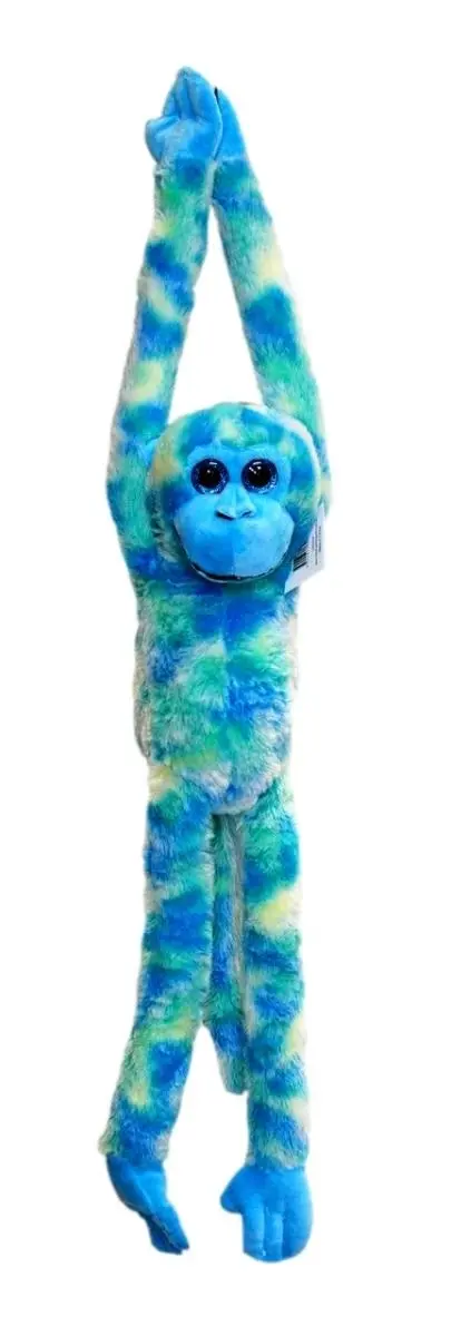 Cotton Candy - Plush Cuddles Hanging Monkey Green Multicolor