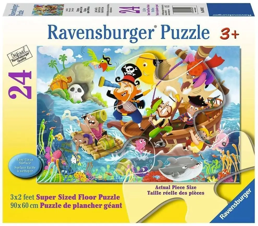 Ravensburger - Land Ahoy! Pirates Jigsaw Puzzle 24 Pieces