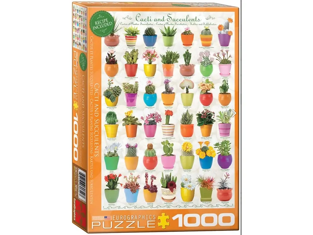 Eurographics - Cactus & Succulents 1000 Piece Jigsaw Puzzle