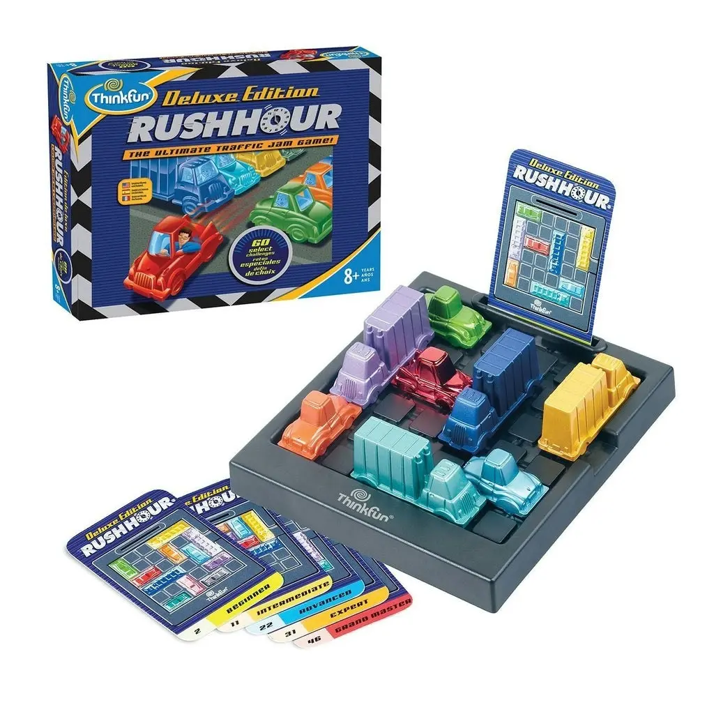 ThinkFun - Rush Hour Traffic Jam Game Deluxe Edition