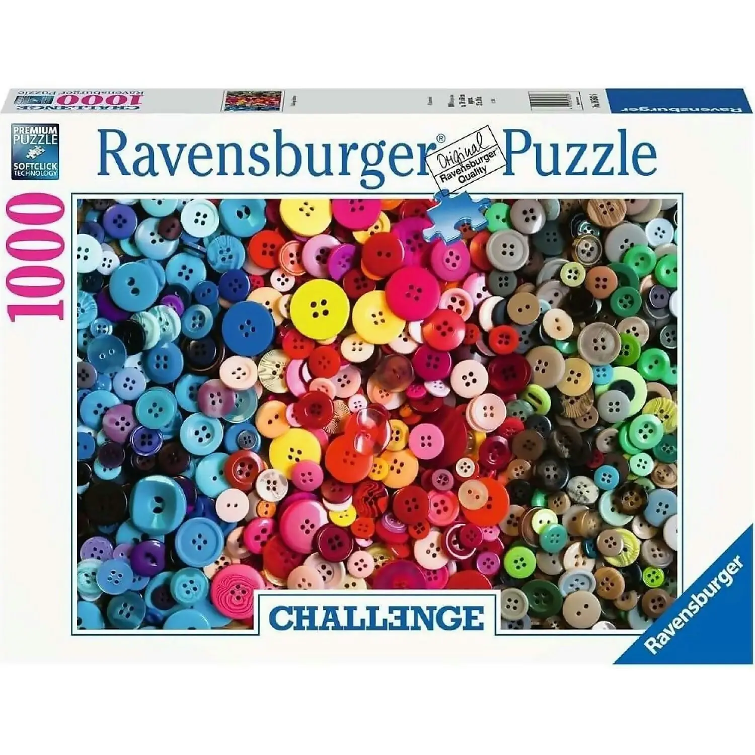 Ravensburger - Challenge Buttons Jigsaw Puzzle 1000 Pieces