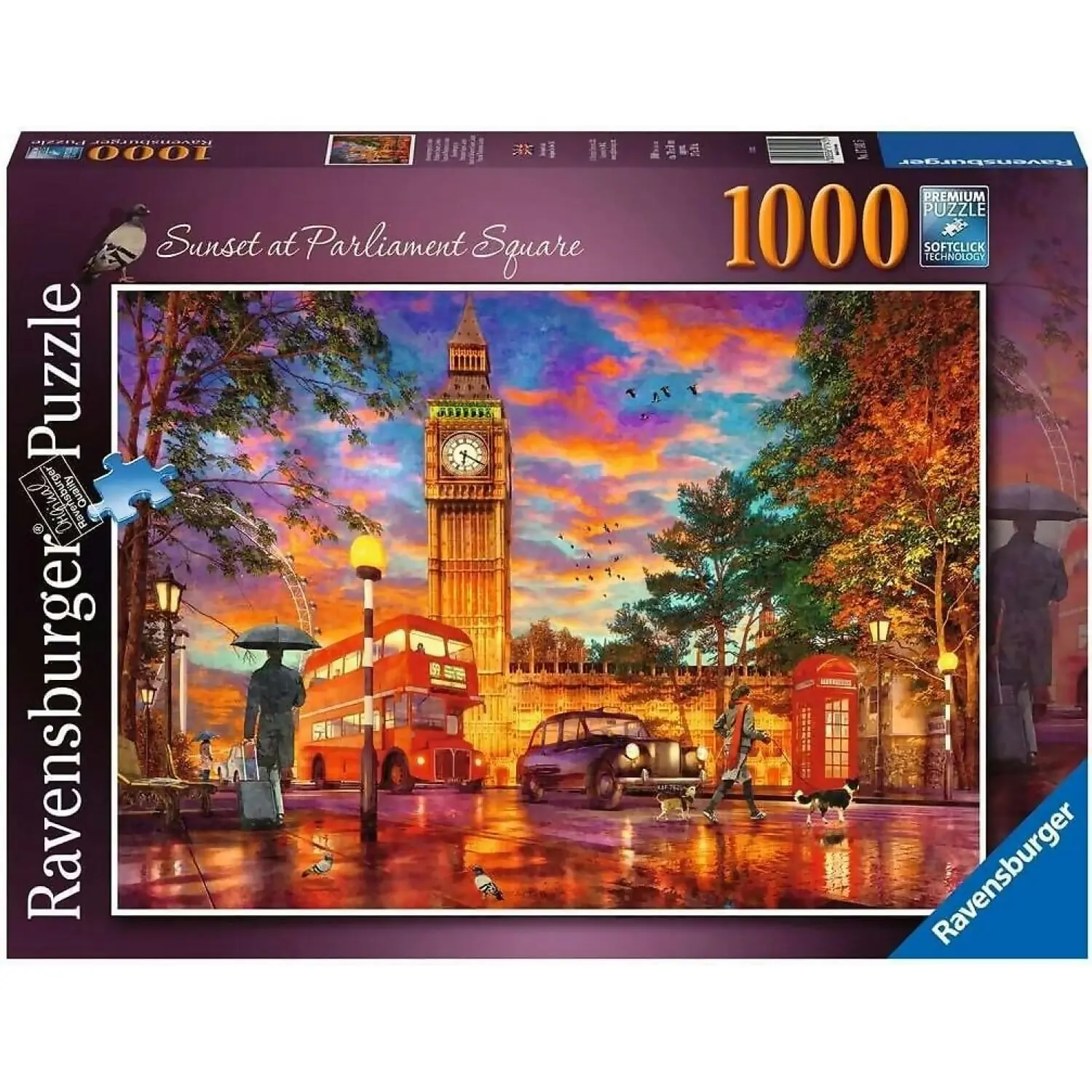 Ravensburger - Sunset At Parliament Square Jigsaw Puzzle 1000pc