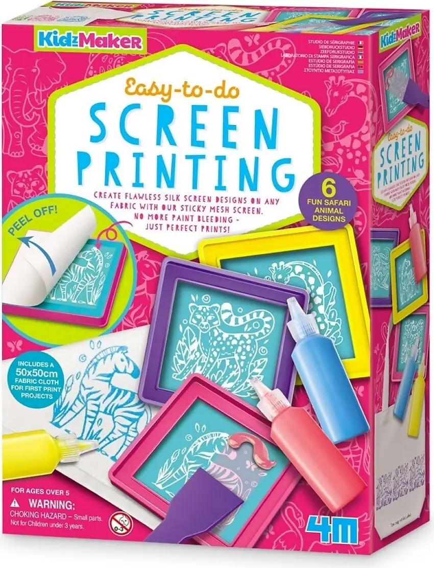 4m - Kidzmaker - Easy-to-do Screen Printing - Johnco