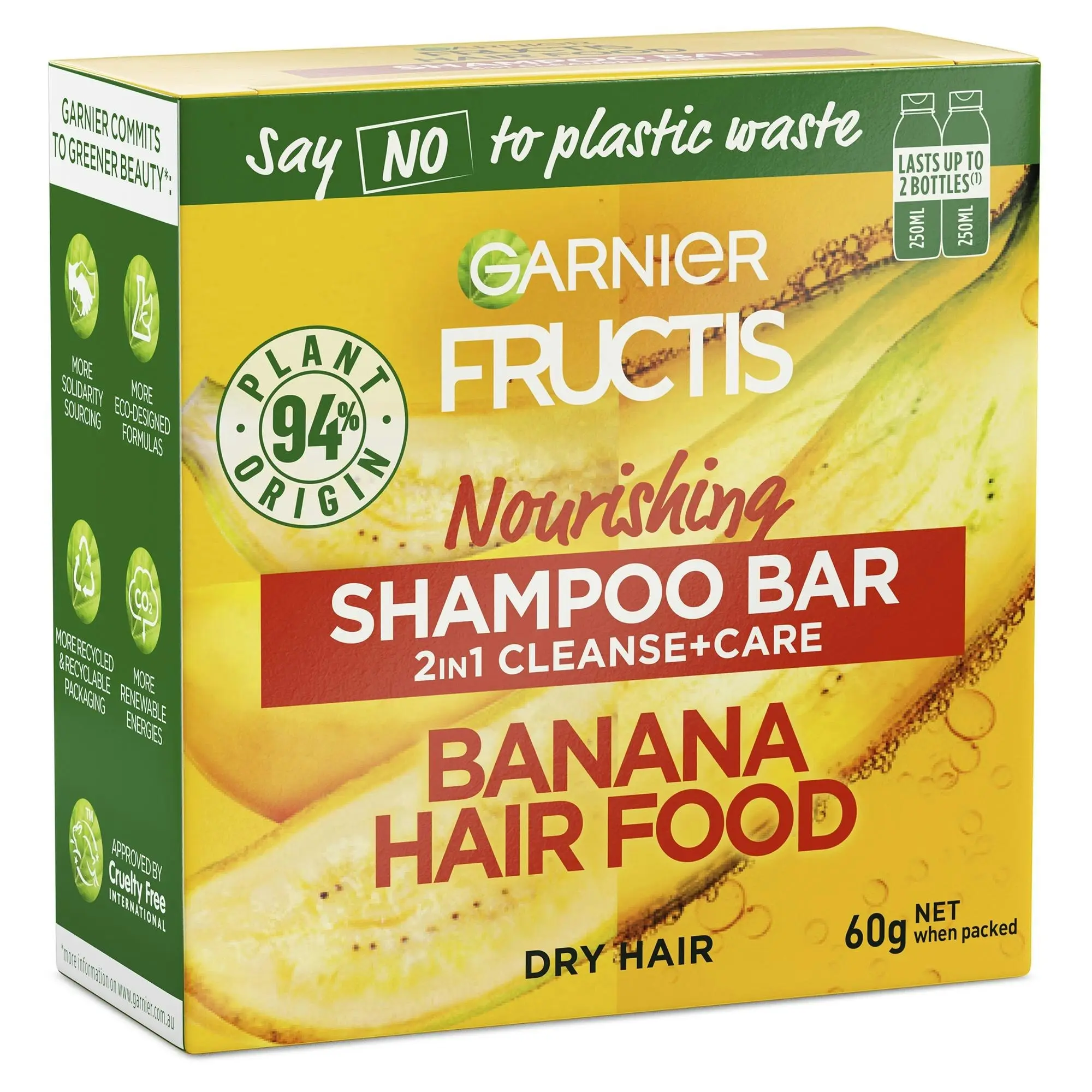 Garnier Fructis Hair Food Bar Banana 60g