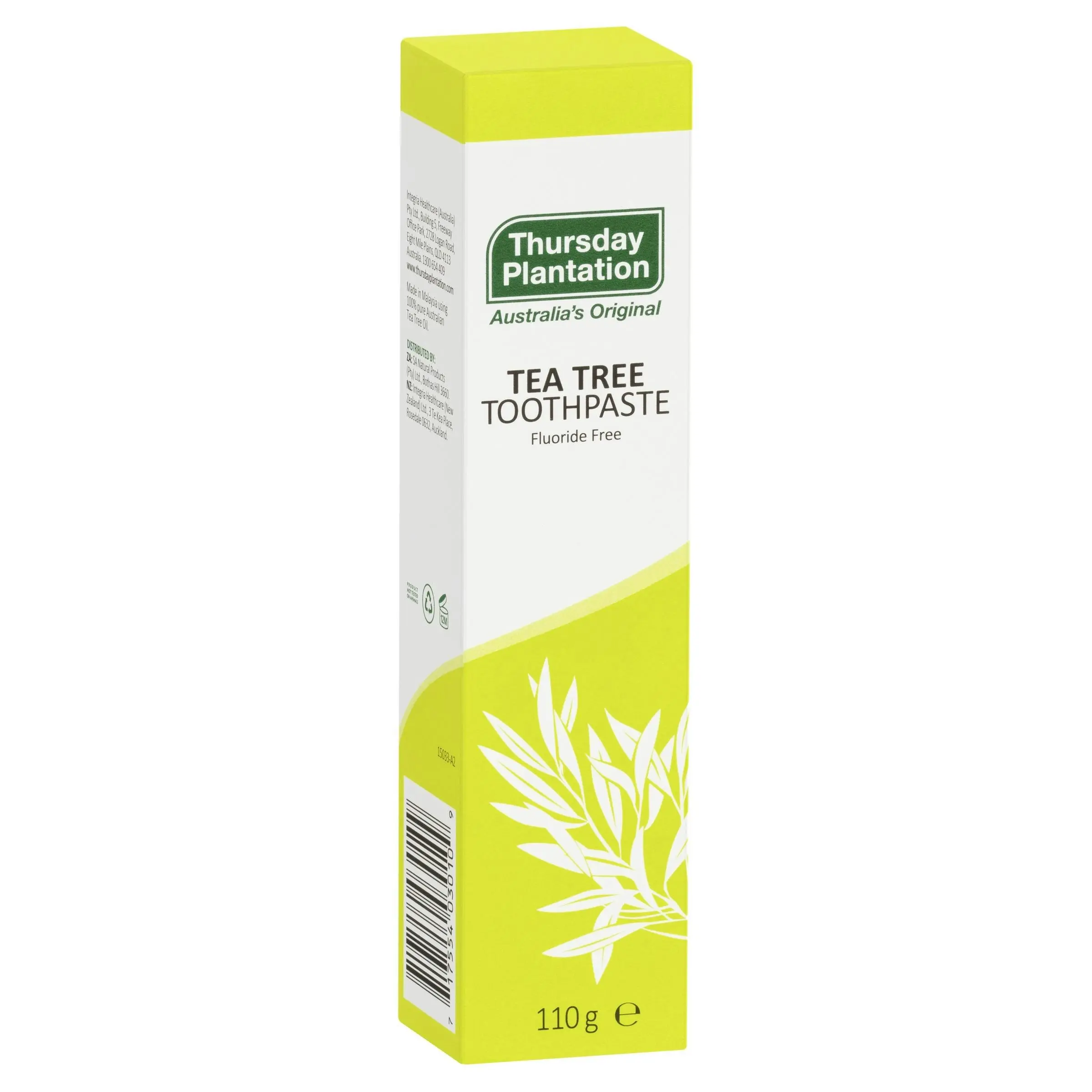 Thursday Plantation Toothpaste Fluoride Free 110g