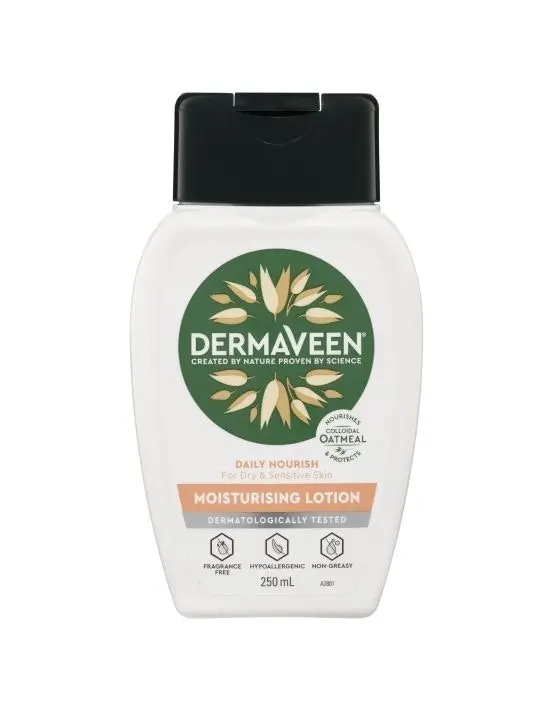 DermaVeen Daily Nourish Moisturising Lotion 250mL