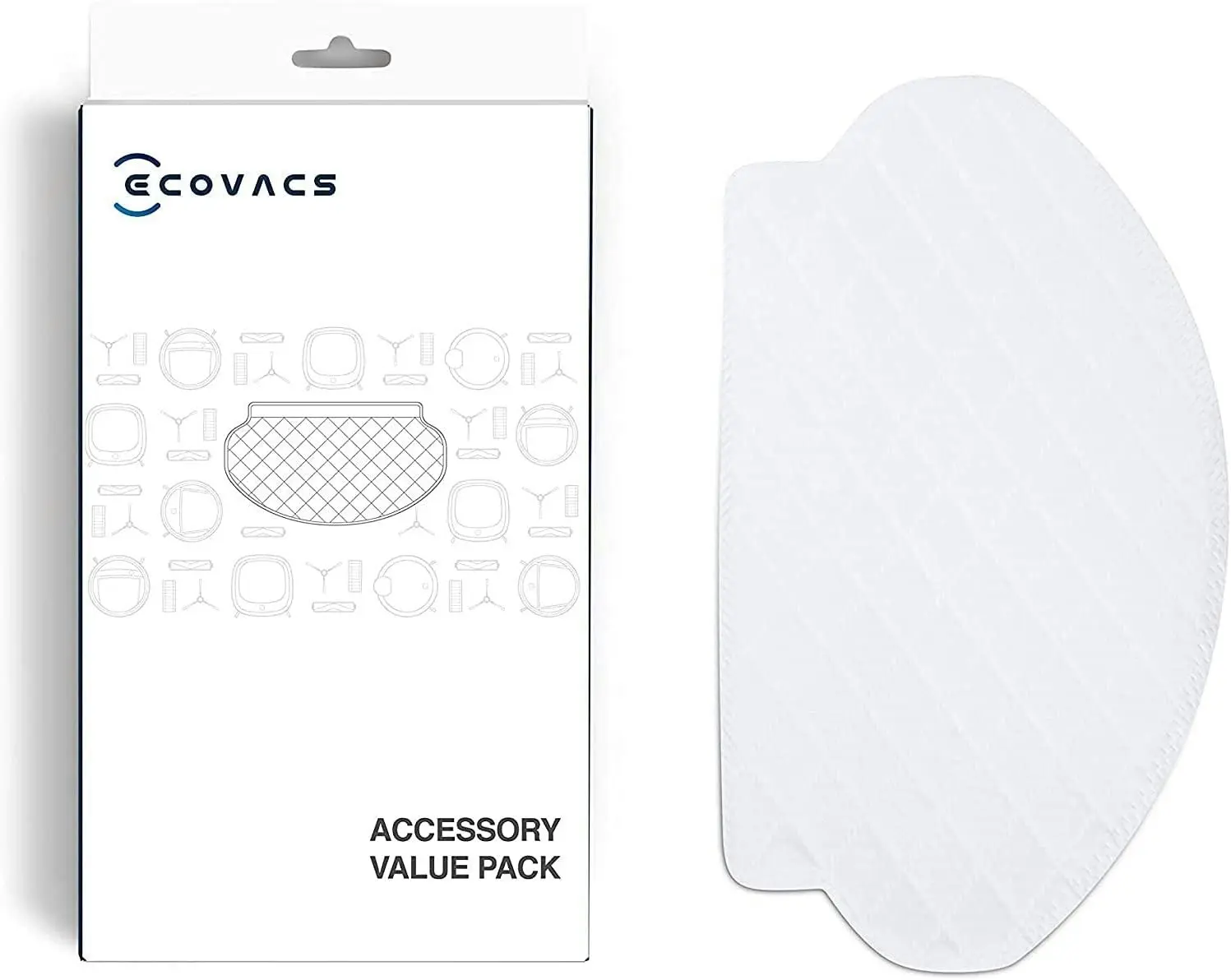 Ecovacs Deebot Ozmo 920/950/t5/n7 Disposable Mopping Pads 25pk (genuine)