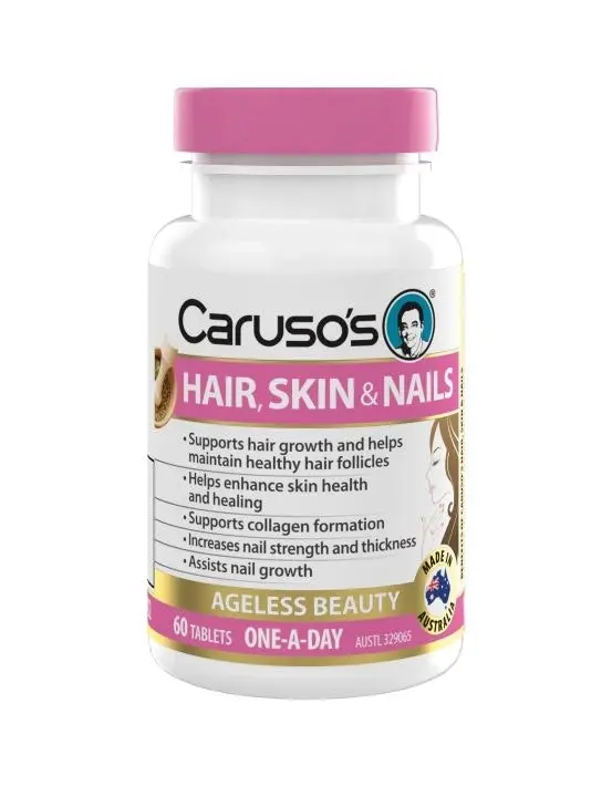 Caruso's Natural Health Hair, Skin & Nails 60 Tablets