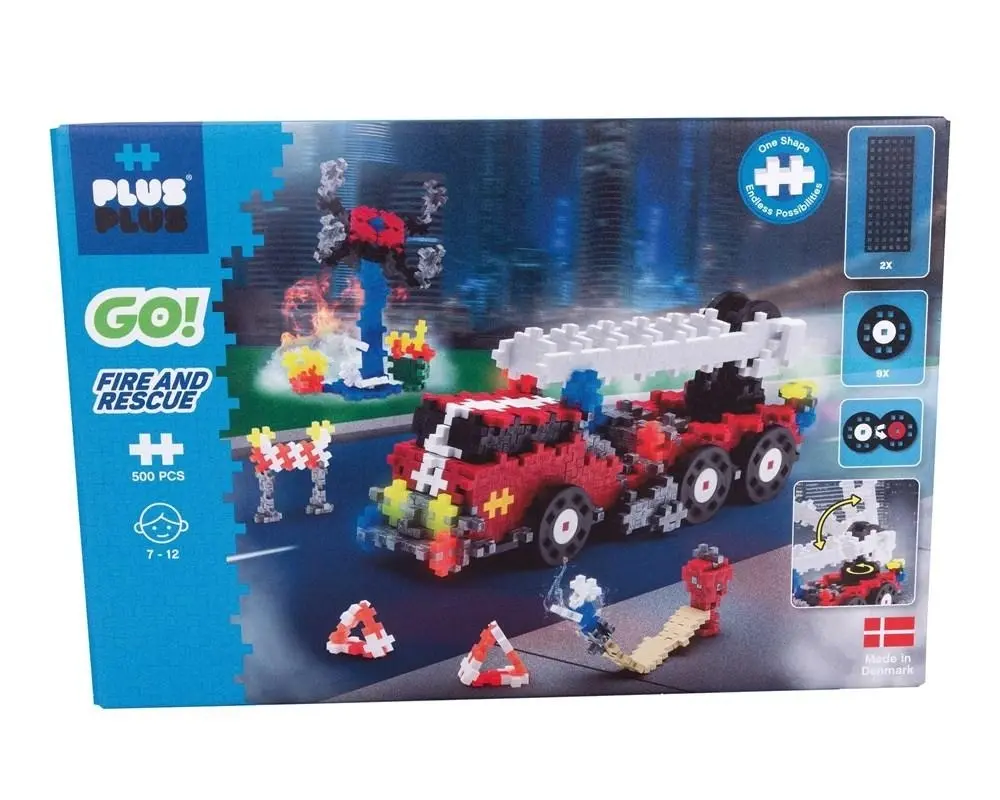 Plus-Plus - Go! Fire and Rescue - 500pcs