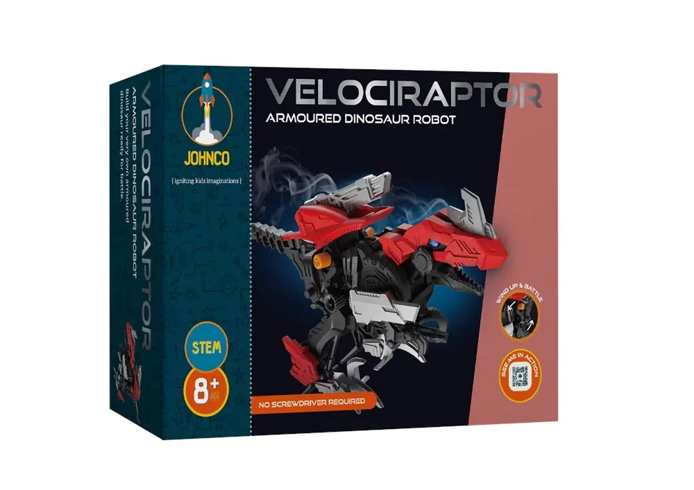 Johnco - Velociraptor - Armoured Dinosaur Robot