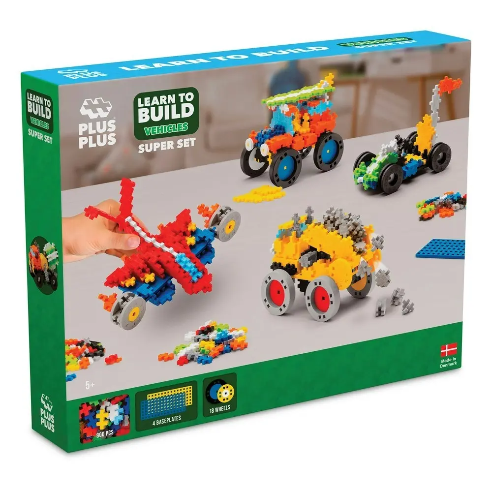 Plus-Plus - Learn to Build - Vehicles Super Set